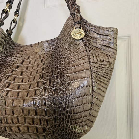 Brahmin Alligator Embossed Jacqueline Hobo Soft Large Bag - Picture 9 of 9